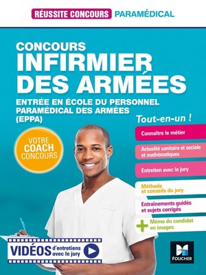 cover image of Réussite concours--Infirmier des armées -Entrée en école du personnel paramédical des armées (EPPA)